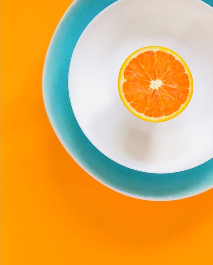 Orange plate